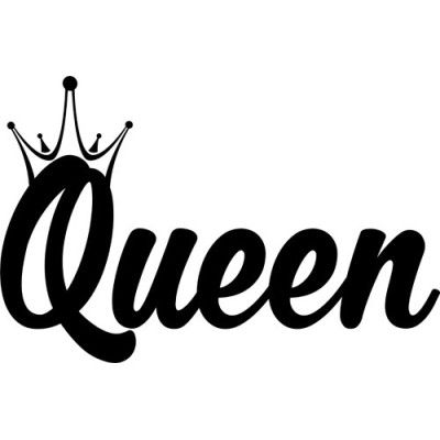 Personalizzabile con nome queen con corona