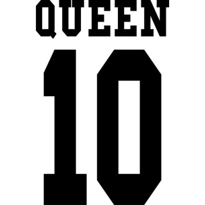 Personalizzato con nome e numero queen