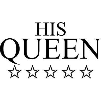 Personalizzabile con nome his queen with star