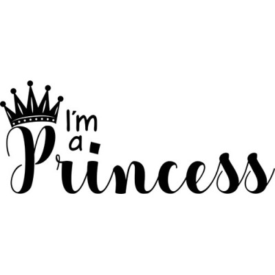 Personalizzabile con nome i'm a princess