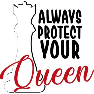 Personalizzabile con nome always protect your queen