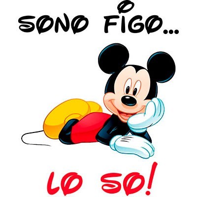 Sono figo lo so con topolino