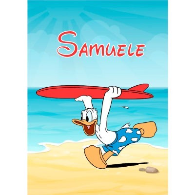 Paperino corre al mare
