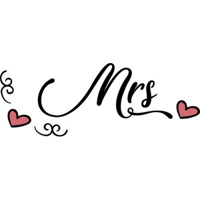 Personalizzabile con nome Mrs love