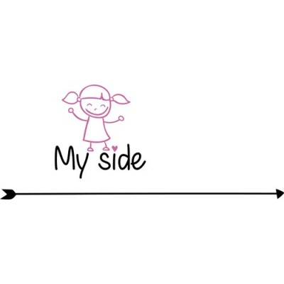 Personalizzabile con nome my side with chararcter