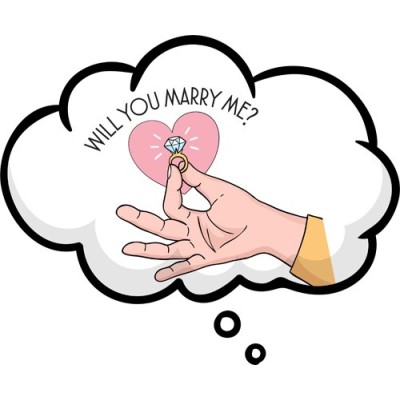 Personalizzabile con nome dreaming will you marry me