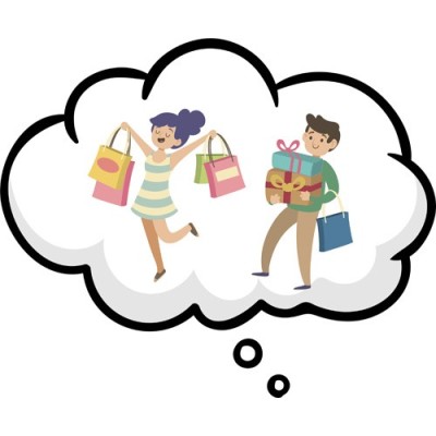 Personalizzabile con nome sognando lo shopping
