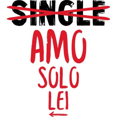 Cuscino personalizzabile con nome single amo solo lei