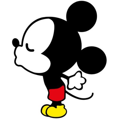 Personalizzabile con nome bacio di topolino