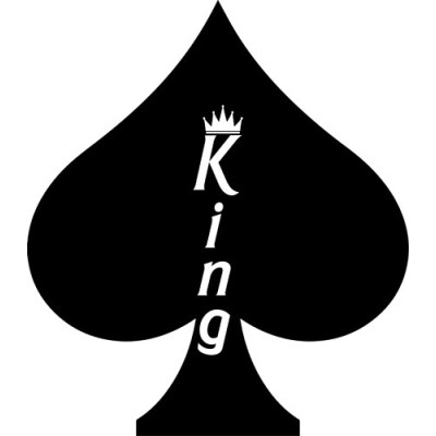 Personalizzabile con nome king verticale