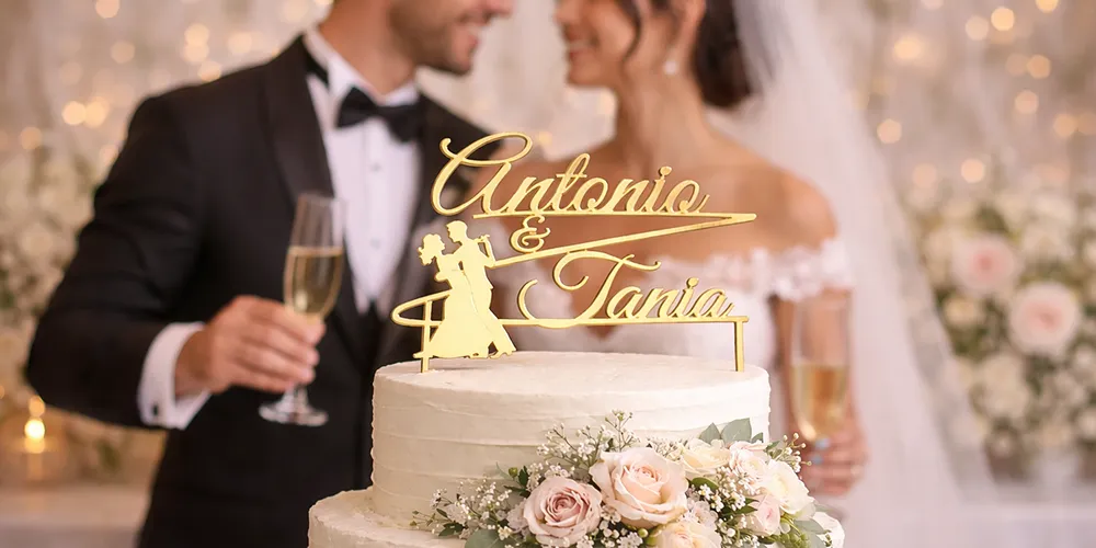 Cake topper per matrimoni